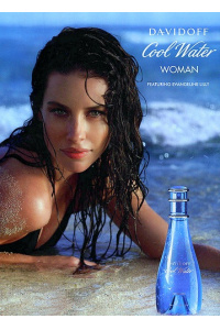 Obrázok pre Davidoff Cool Water Woman Deodorant v Spreji v sklenenom flakóne s rozprašovačom 100ml pre ženy ideálne na leto