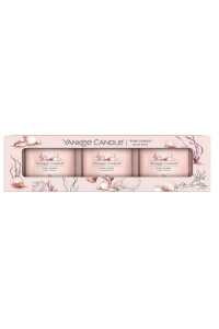 Obrázok pre Votívna sviečka v skle Yankee Candle PINK SANDS™ 3 x 37g