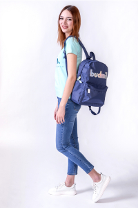 Obrázok pre Budmil oválny batoh riflová modrá