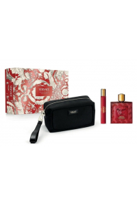 Obrázok pre Versace Eros Flame darčeková sada edp 100ml + edp 10ml + kozmetická taška Versace pre mužov