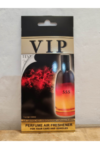Obrázok pre VIP Caribi parfumovaný osviežovač do auta č. 555 13g ( Alternatíva vône Christian Dior Fahrenheit for men )