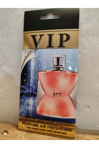 Obrázok pre VIP Caribi parfumovaný osviežovač do auta č. 377 13g ( Alternatíva vône Lancome La Vie est Belle )