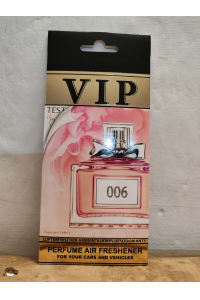 Obrázok pre VIP Caribi parfumovaný osviežovač do auta č. 006 13g ( Alternatíva vône Christian Dior Miss Dior Woman )