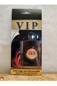 Obrázok pre VIP Caribi parfumovaný osviežovač do auta č. 511 13g ( Alternatíva vône Yves Saint Laurent Black Opium Woman )
