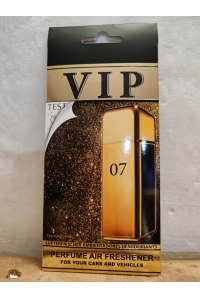 Obrázok pre VIP Caribi parfumovaný osviežovač do auta č. 07 13g ( Alternatíva vône Paco Rabanne One Million For Men )