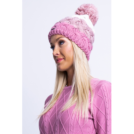 Obrázok pre Budmil dámska pletená čiapka s brmbolcom
