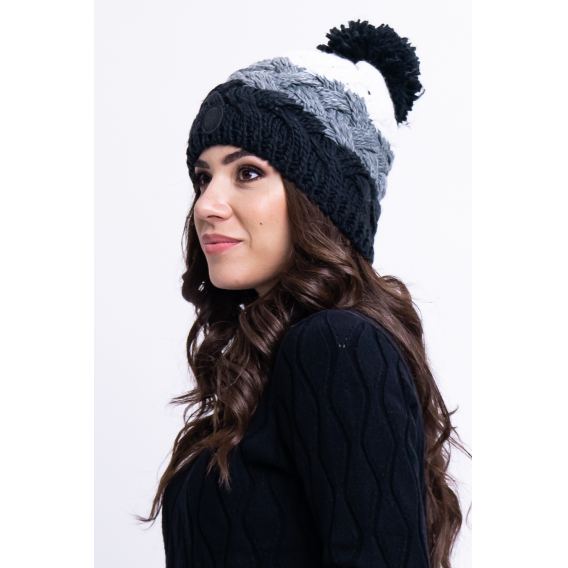 Obrázok pre Budmil dámska pletená čiapka s brmbolcom