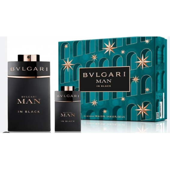 Obrázok pre Bvlgari Man In Black darčeková sada 60 ml EDP + edp 15ml pre mužov