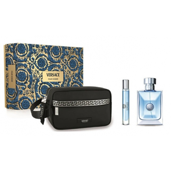 Obrázok pre Versace Pour Homme Medusa darčeková sada 100 ml EDT + 10 ml EDT + kozmetická taška pre mužov