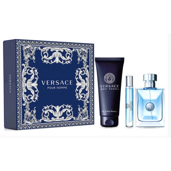 Obrázok pre Versace Pour Homme Medusa darčeková sada 100 ml EDT + 10 ml EDT + sprchový gel 150ml pre mužov