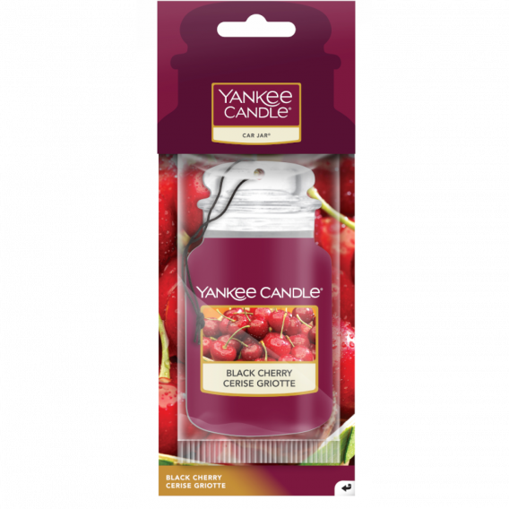 Obrázok pre Yankee Candle BLACK CHERRY Car Jar vôňa do auta na zavesenie