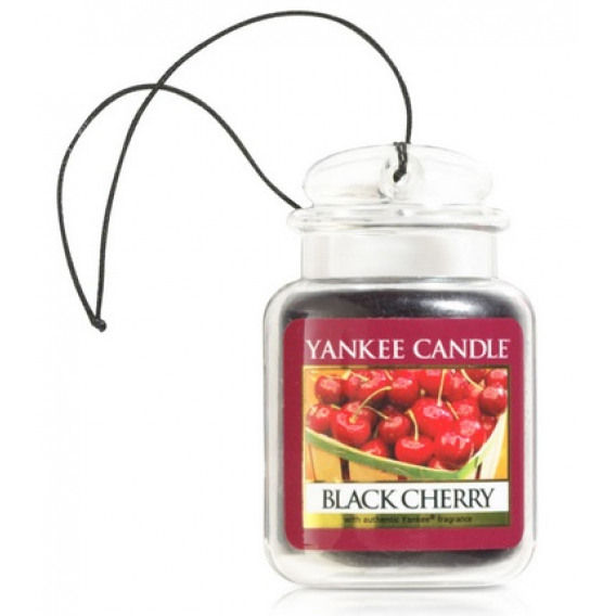 Obrázok pre Yankee Candle Black Cherry - Zrelé čerešne gélová vonná visačka do auta 30 g