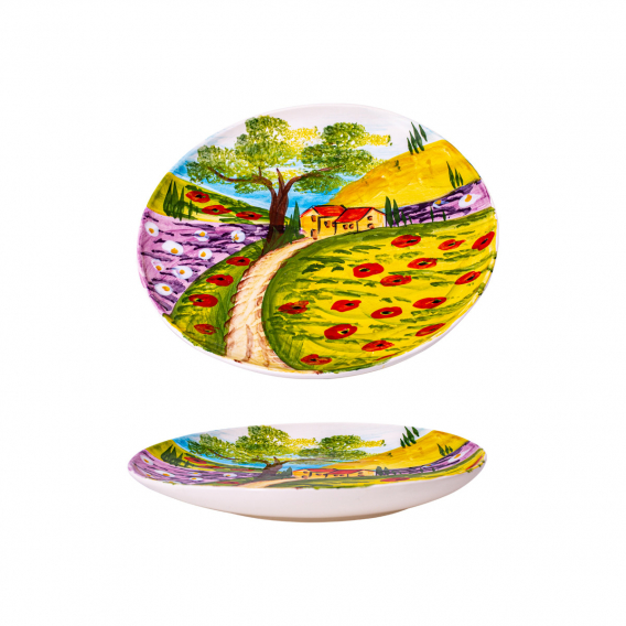 Obrázok pre Umbria – Italia country tanier na dezert – talianska keramika