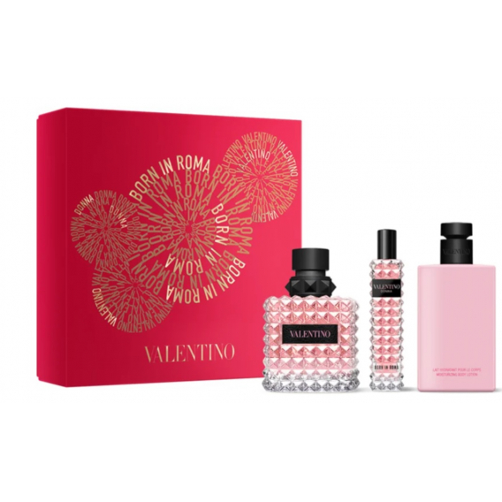 Obrázok pre Valentino Donna Born In Roma darčeková sada 100 ml EDP + edp 10ml + telové mlieko 50ml pre ženy