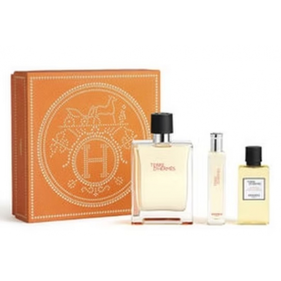 Obrázok pre Hermès Terre d’Hermès darčeková sada EDT 100 ml + EDT 15 ml + sprchový gél 40 ml pre mužov