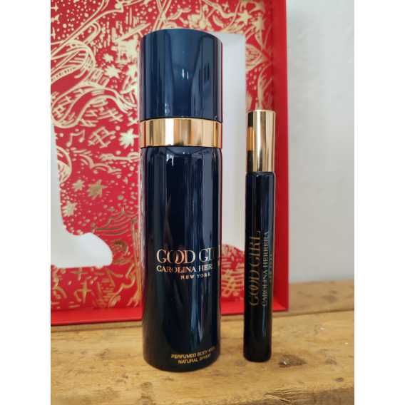 Obrázok pre Carolina Herrera Good Girl 10 ml EDP s rozprašovačom + telový závoj - telový sprej - body mist 100ml bez krabičky