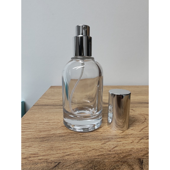 Obrázok pre Plniteľný sklenený flakón na parfum 30 ml – s rozprašovačom a vrchnákom