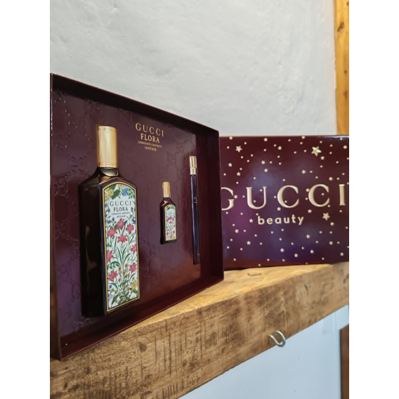 Obrázok pre Gucci Flora Gorgeous Gardenia Intense darčeková sada edp 100ml + edp 10ml + edp 5ml pre ženy