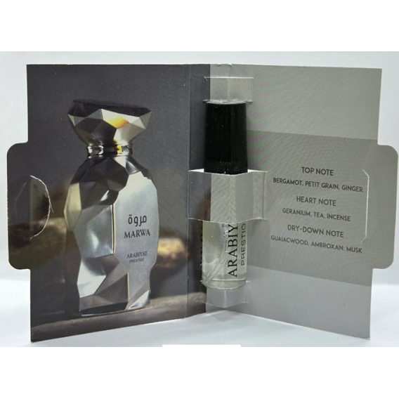 Obrázok pre Arabiyat Prestige Marwa For Men EDP 3ml pre mužov vzorka