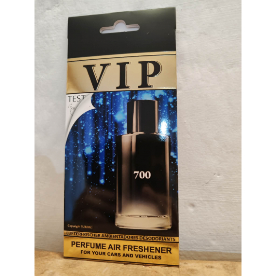 Obrázok pre VIP Caribi parfumovaný osviežovač do auta č. 700 13g ( Alternatíva vône Christian Dior Sauvage )