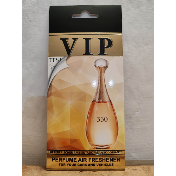 Obrázok pre VIP Caribi parfumovaný osviežovač do auta č. 350 13g ( Alternatíva vône Christian Dior J adore Woman )